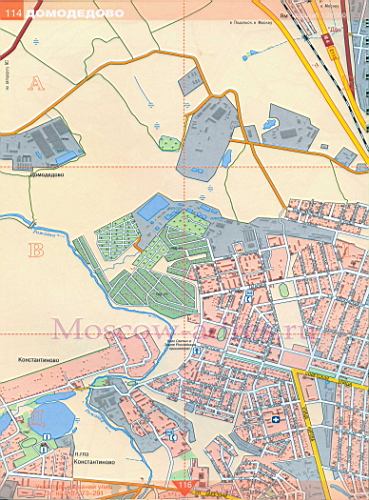 Карта Домодедово. Подробная карта Домодедово Московская область